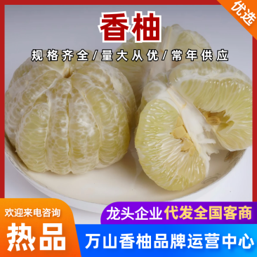 新鲜柚子规格齐全脆甜多汁满口香甜货源充足一手货源