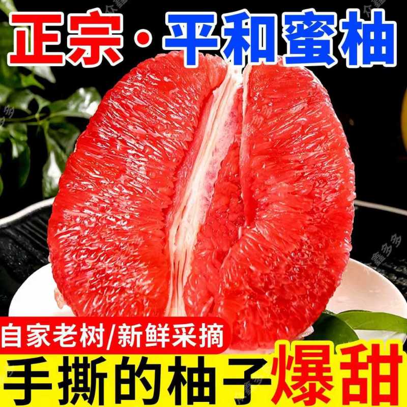 【正宗红柚】柚子红心蜜柚新鲜水果福建平和应季老树薄皮红柚