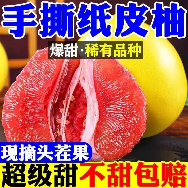 【正宗红柚】柚子红心蜜柚新鲜水果福建平和应季老树薄皮红柚