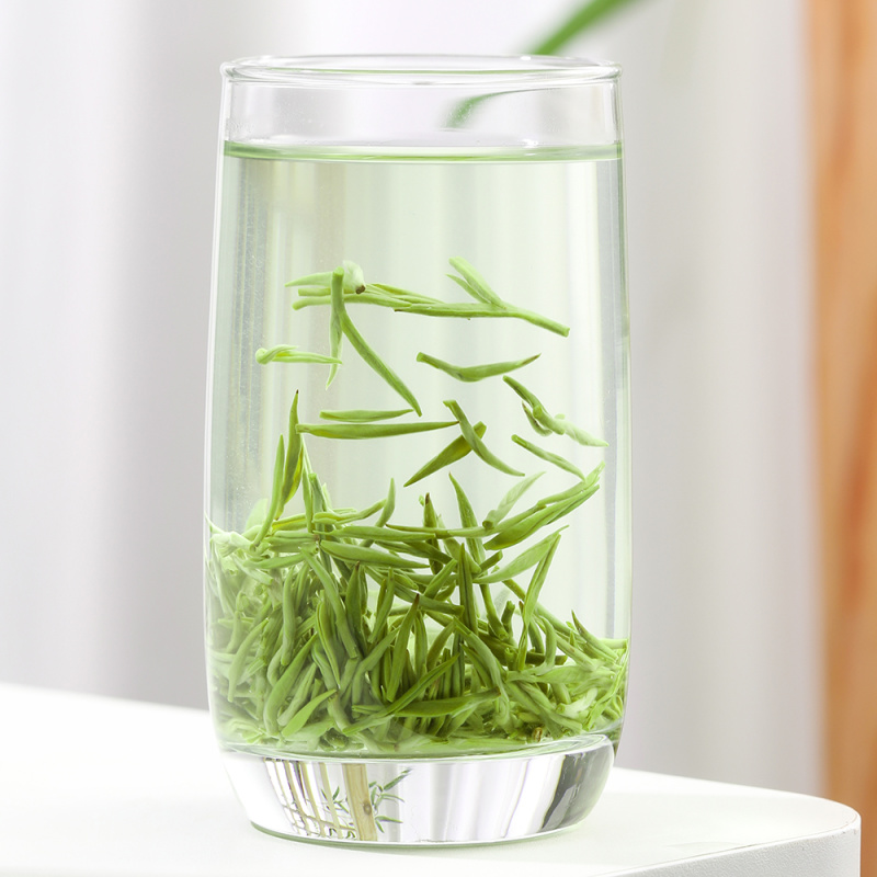毛尖茶叶新茶明前春茶浓香型炒青毛尖绿茶嫩芽茶叶罐装