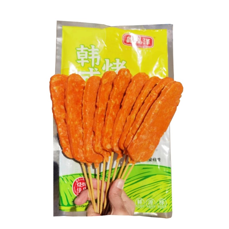 韩式烤肉排串冷冻商用半成品油炸鸡排串烧烤小吃美味商用批发
