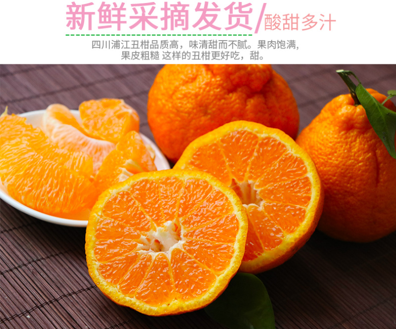 对接电商一件代发四川不知火丑橘柑橘供应各大平台当季时令新