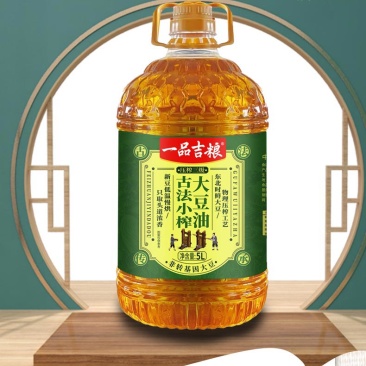 一品吉粮古法小榨三级大豆油非转基因