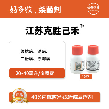 江苏克胜己禾40%丙硫菌唑.戊唑醇悬浮剂