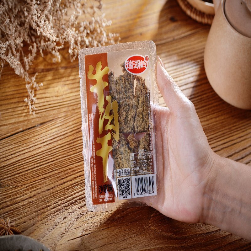 袋装独立包装休闲牛肉干不同风味小食品