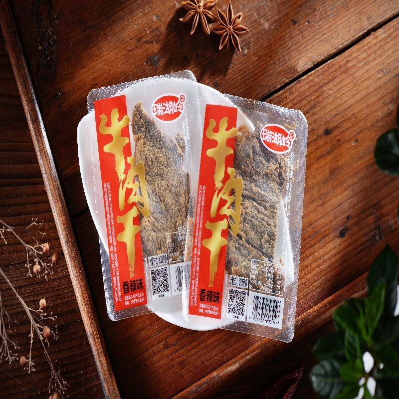 袋装独立包装休闲牛肉干不同风味小食品