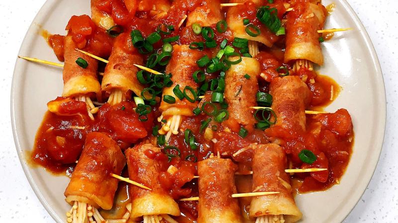 经典培根清真火锅食材回民小吃早餐家用烧烤烟腩片手抓饼夹