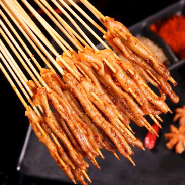 铁板鸭肠小串冷冻半成品商用整箱烧烤网红夺命小串批生鸭肠