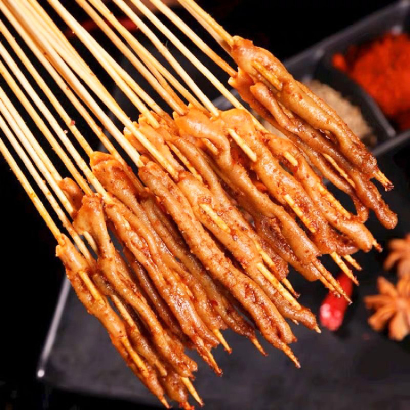 铁板鸭肠小串冷冻半成品商用整箱烧烤网红夺命小串批生鸭肠