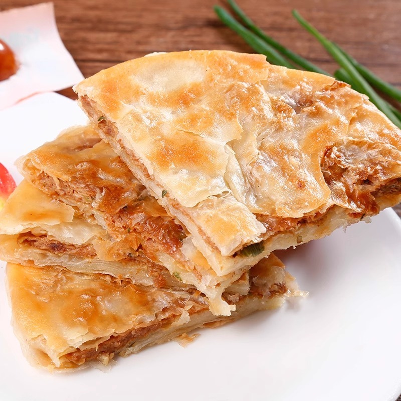 霍嘉状元馅饼早餐饼猪肉酥皮馅饼半成品加热商用外卖批冷冻品