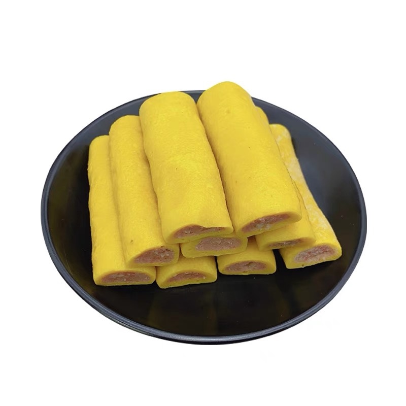 脆皮蛋卷麻辣烫食材火锅丸子鱼丸夹心关东煮冷冻烧烤商用