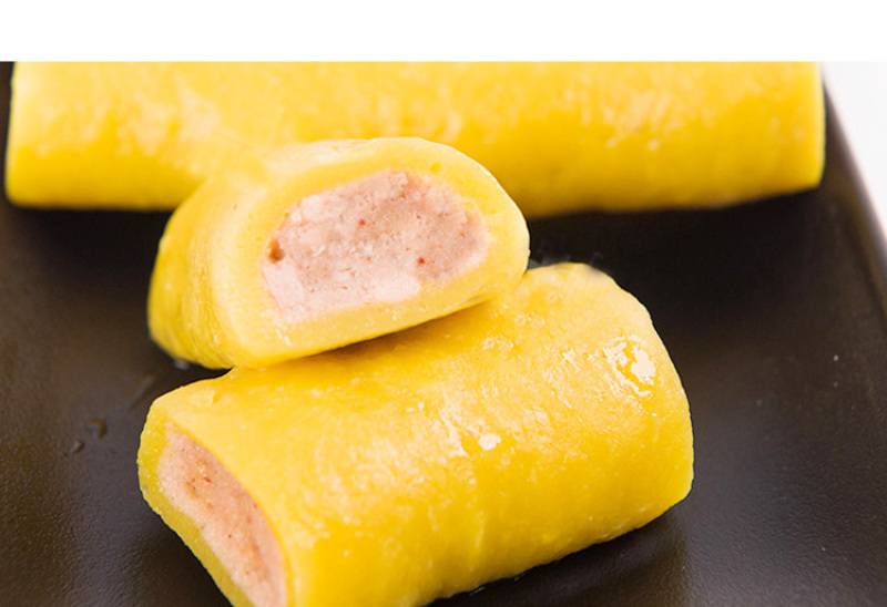 脆皮蛋卷麻辣烫食材火锅丸子鱼丸夹心关东煮冷冻烧烤商用