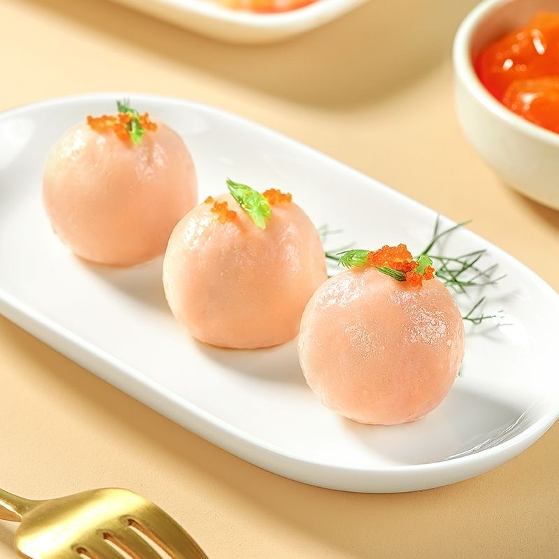 安井咸蛋黄虾球火锅丸子虾滑芝士虾肠麻辣烫关东煮食材