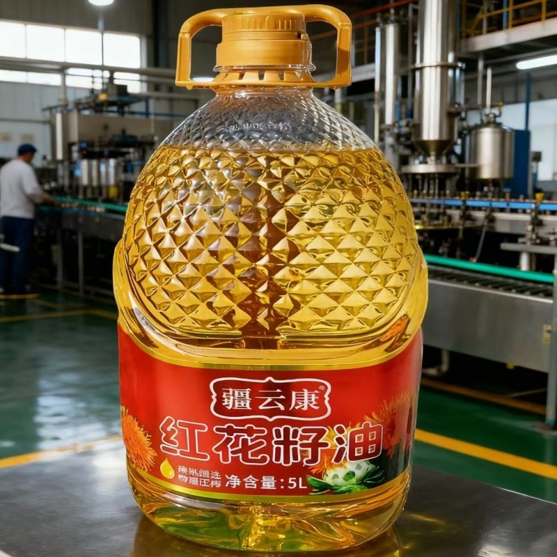 新疆红花籽油纯正健康营养一级油厨房餐厅炒菜烹饪家用油