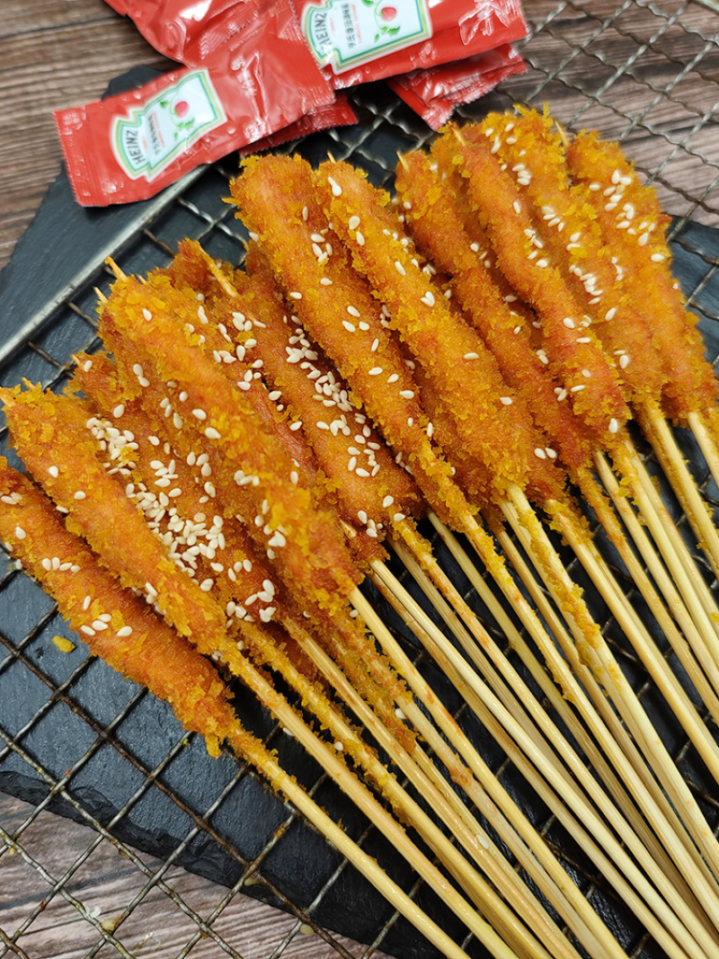 雪花肉串调理鸡肉无骨鸡柳油炸烧烤食材商用冷冻半成