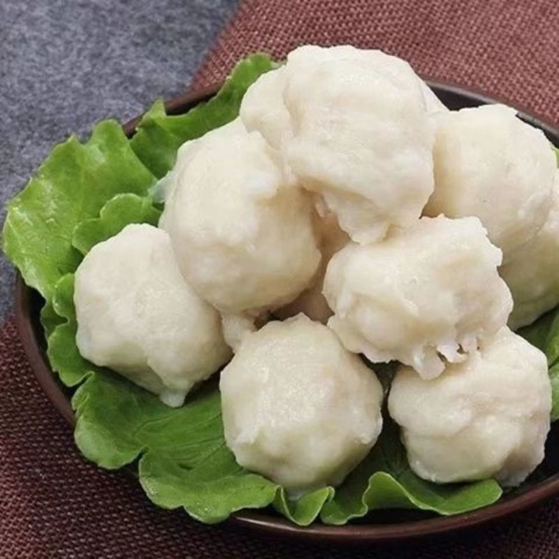 骏马潮汕手打墨鱼丸花枝丸汕头正宗墨鱼丸冷冻火锅关东煮丸子