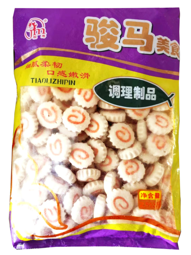 骏马蟹味鸣门卷卡通关东煮火锅冒菜肉丸麻辣烫食材