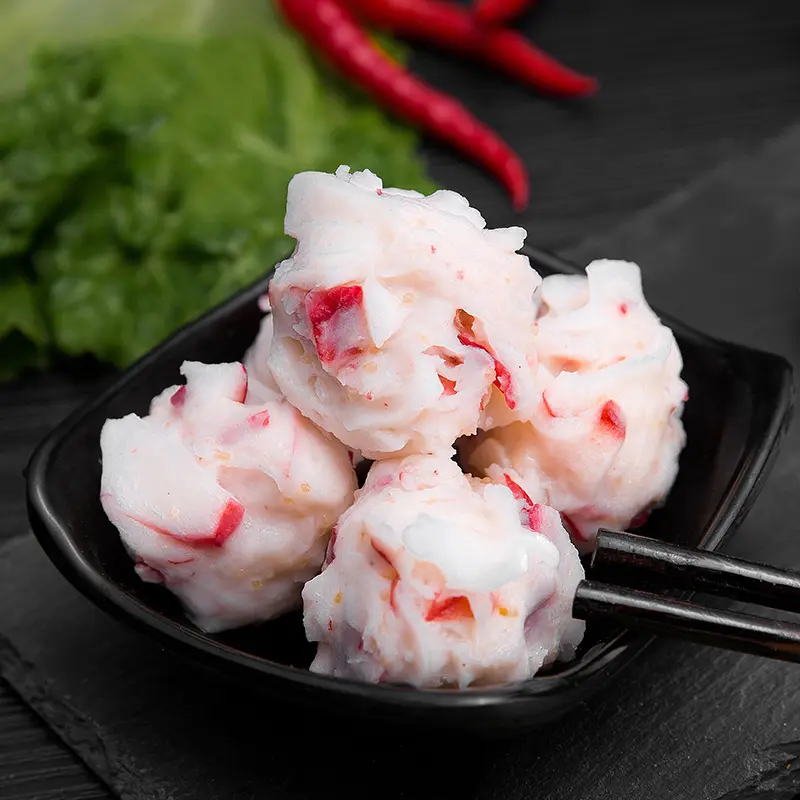 火锅仿龙虾球麻辣烫冒菜食材海鲜丸子手工鱼丸烧烤