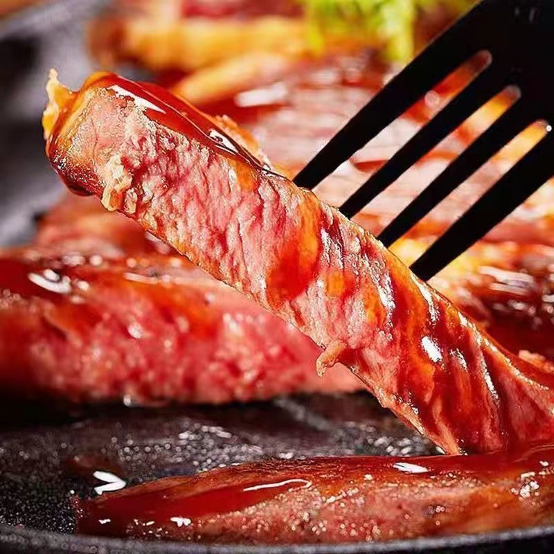 菲力牛排黑椒谷饲牛肉家庭儿童新鲜整切厚切牛扒番茄