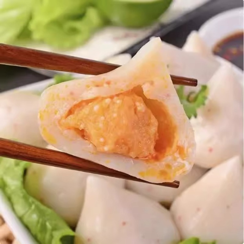 鱼籽包包心鱼丸鱼蛋豆捞火锅食材蟹籽包麻辣烫关东煮串
