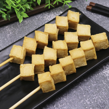 吧哒香清真鱼味豆腐串拉花炸串冷冻半成品火锅烧烤麻辣烫