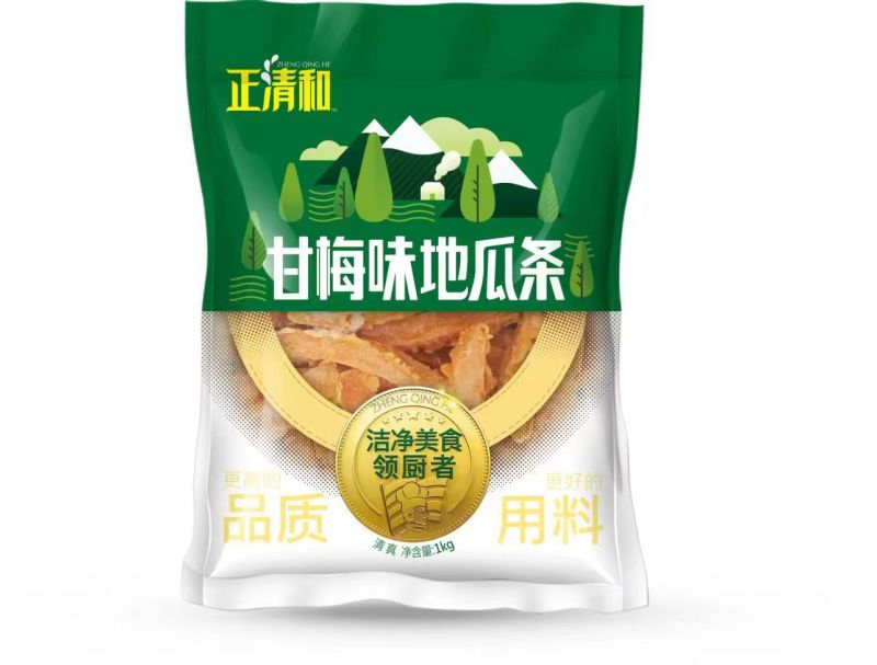清真甘梅地瓜条速冻油炸半成品黄金红薯条空气炸锅小吃番薯