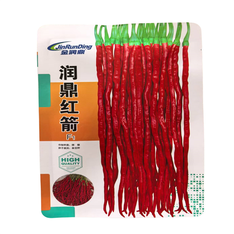 润鼎红箭辣椒种子干鲜两用长果线椒种子高产早中熟