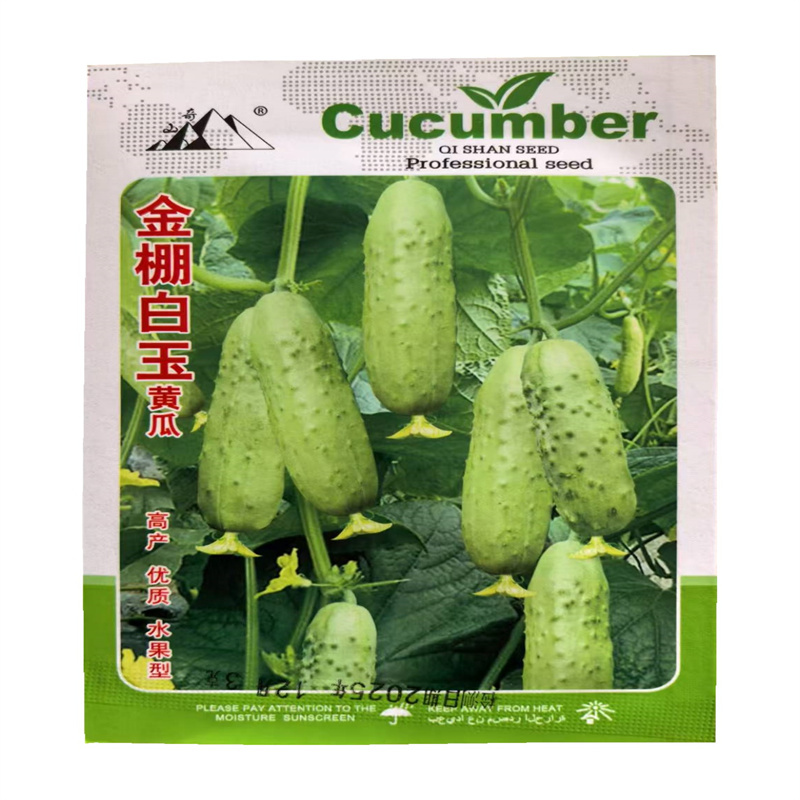金棚白玉黄瓜种子水果白黄瓜种子中早熟高产