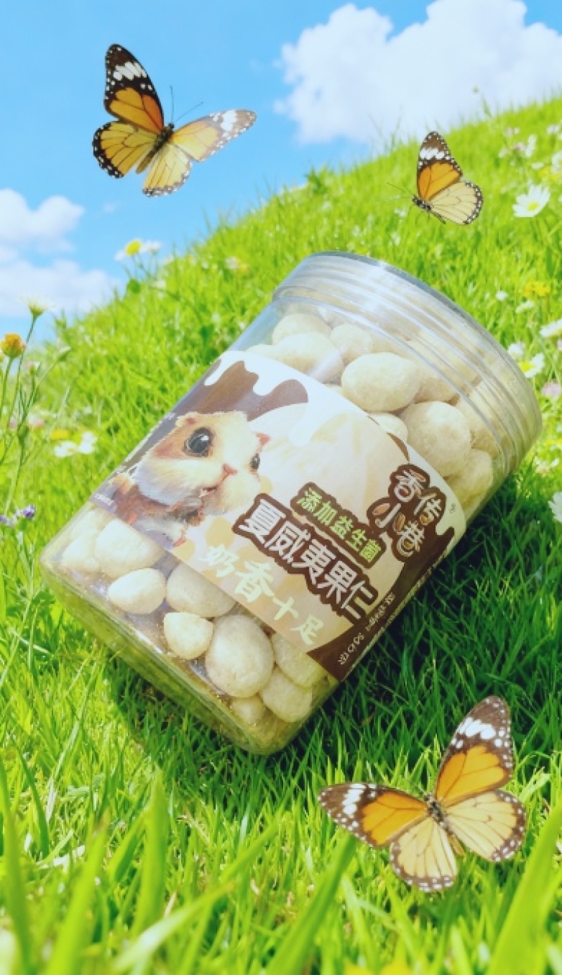 奶香味益生菌夏威夷果仁坚果零食