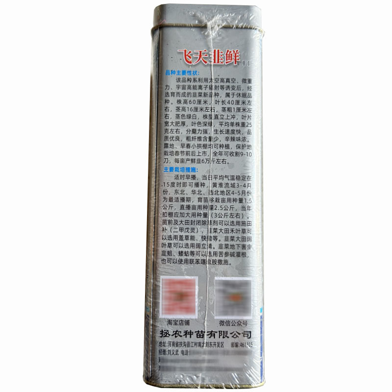 韭菜种子飞天韭鲜韭菜种籽叶片宽大肥厚叶深绿休眠韭菜种籽