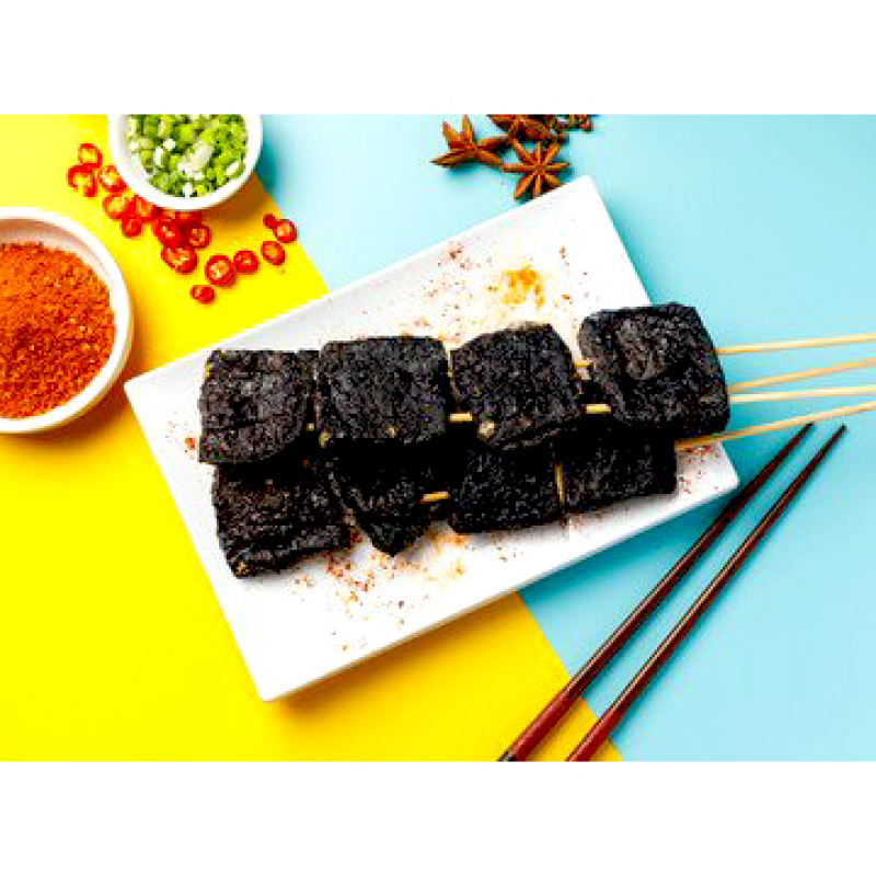 臭豆腐黑长沙铁板味冷冻油炸小吃烧烤素食半成品食材