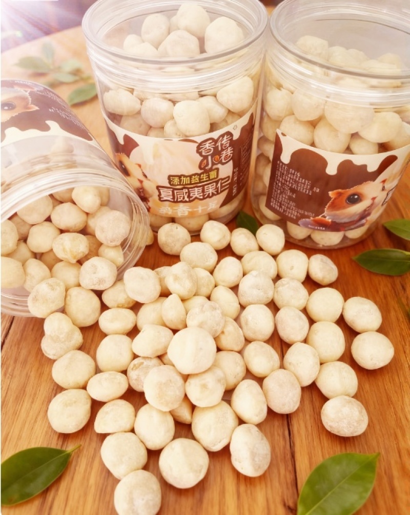 奶香味夏威夷果仁（益生菌）无壳整颗大颗粒坚果仁休闲小零食