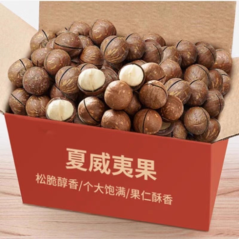 夏威夷果带壳奶油坚果干果休闲零食散装批发