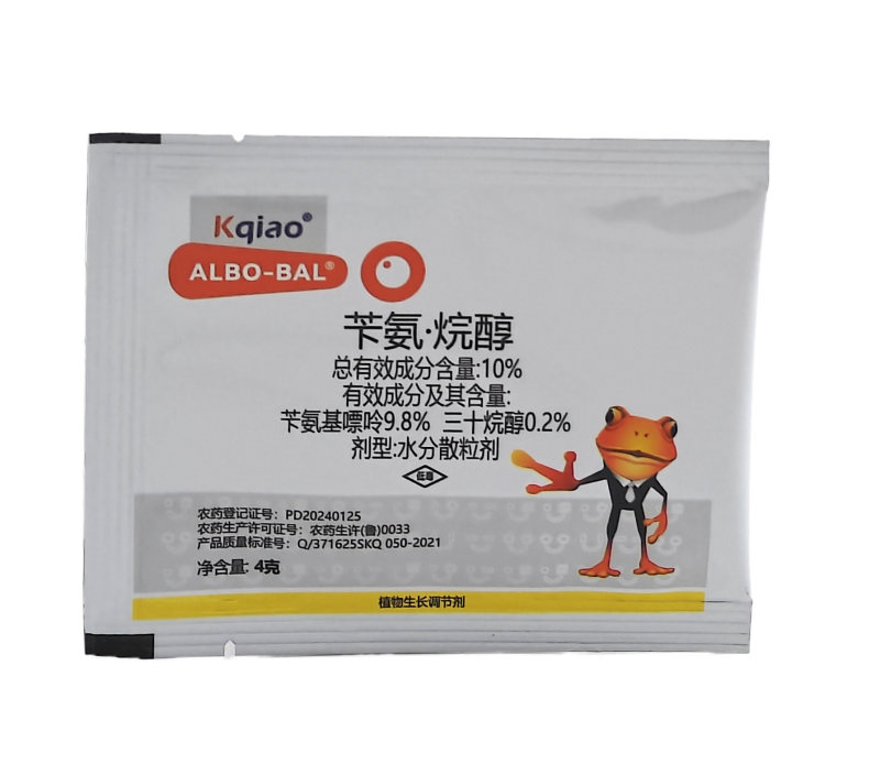 山东康乔爱尔博10%苄氨·烷醇水分散粒剂4克