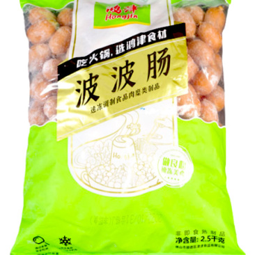 鸿津波波肠商用半成品油炸小吃一口肠麻辣烫关东煮肠仔