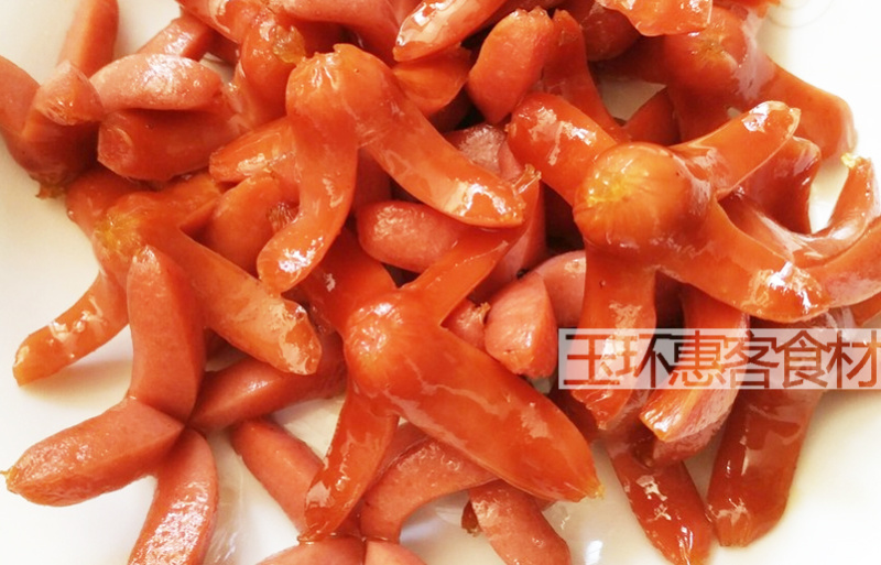 鸿津波波肠商用半成品油炸小吃一口肠麻辣烫关东煮肠仔