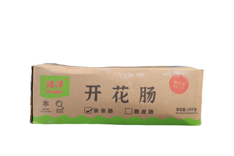 鸿津波波肠商用半成品油炸小吃一口肠麻辣烫关东煮肠仔