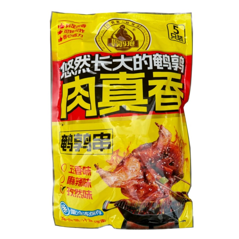 鹌鹑串腌制半成品鹌鹑串香辣鹌鹑商用烧烤油炸鹌鹑