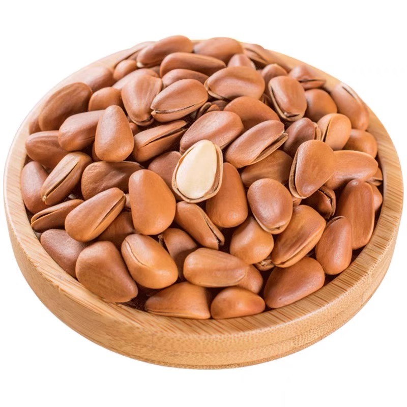 东北松子零食坚果干果当季特大手剥开口红松仁