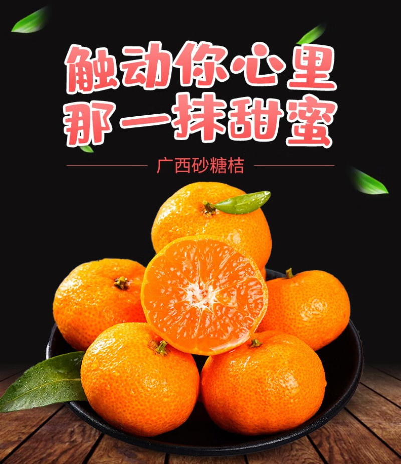广西砂糖橘一手货源精品好货现货供应电商一件代发
