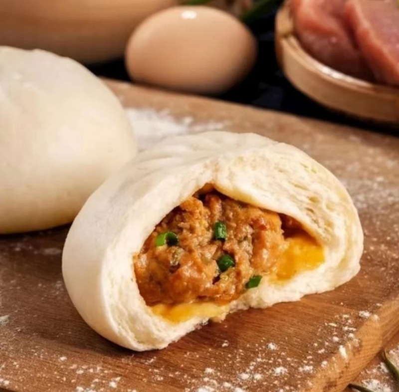 私坊斋清真牛肉大葱小笼包牛羊肉包韭菜鸡蛋素包子早餐早点