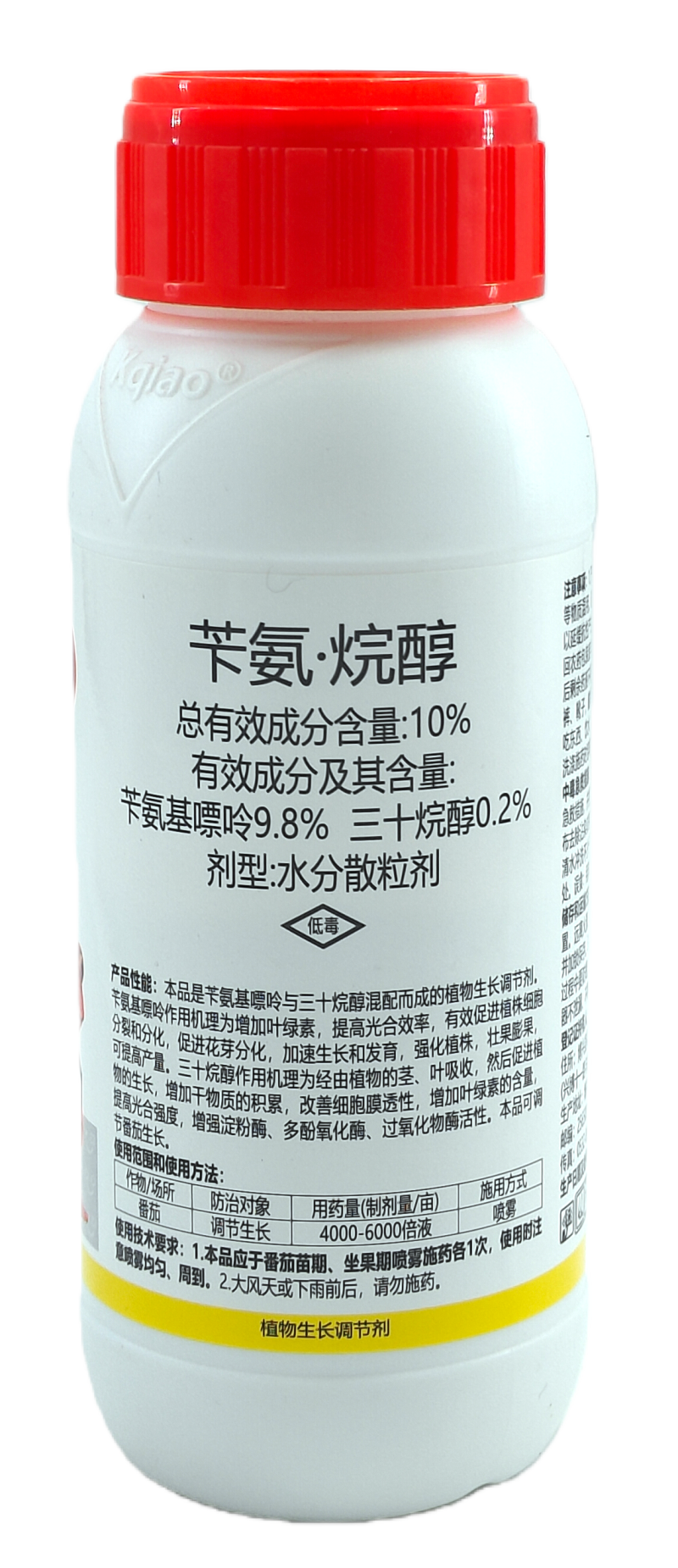 山东康乔爱尔博10%苄氨·赤霉酸水分散粒剂200克