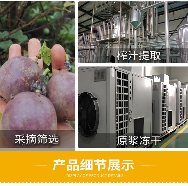 散货批发冻干百香果源头直供冷泡茶原材料百香果块青桔百香果