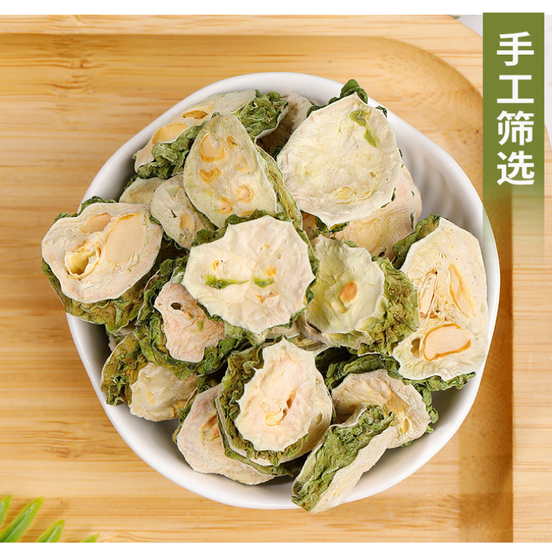 批发广西原味苦瓜干苦瓜片散装500g新货脱水苦瓜茶