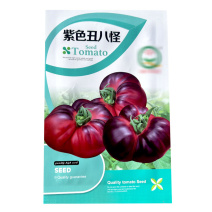 紫色丑八怪老品种西红柿黑鹅肝番茄沙瓤牛排大柿子基地品质