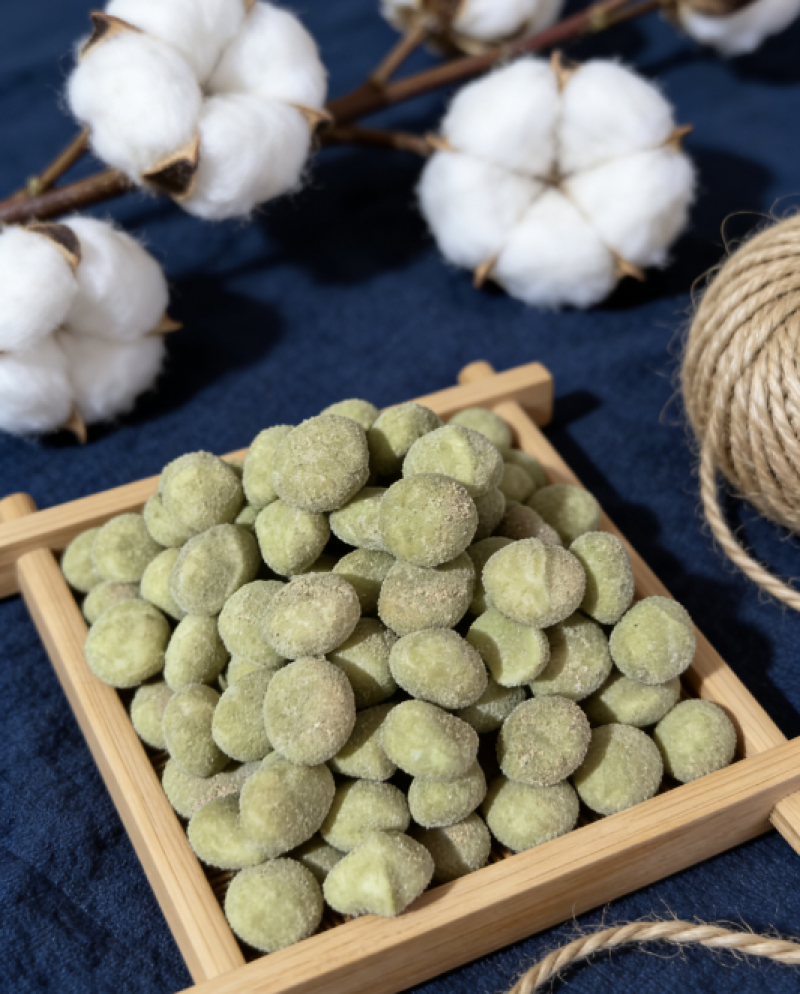 芥末味夏威夷果仁2025新货网红零食**