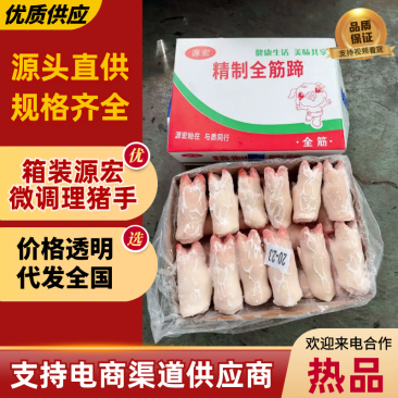 箱装源宏微调理猪手猪蹄厂家直发保质保量品种齐全