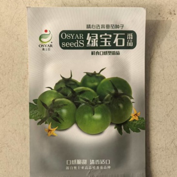 绿宝石番茄种子中早熟圣女果种子高产绿色小西红柿种子