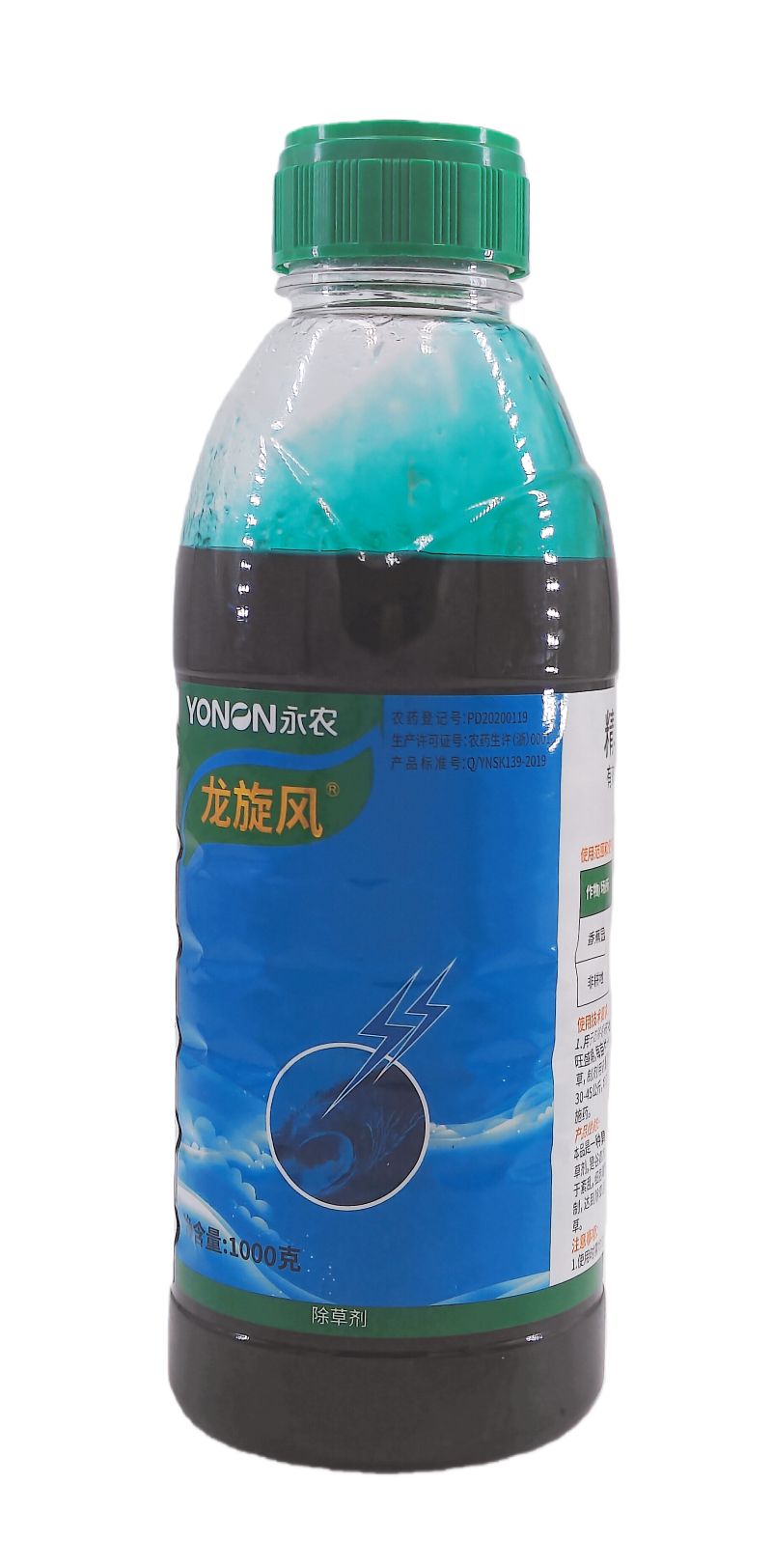 浙江永农龙旋风10%精草铵膦铵盐可溶液剂1000克