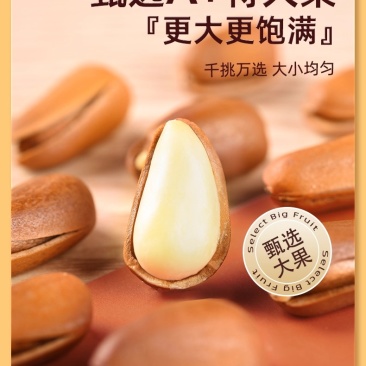 新货东北松子开口松子零食年货炒货干果坚果红松籽东北特产